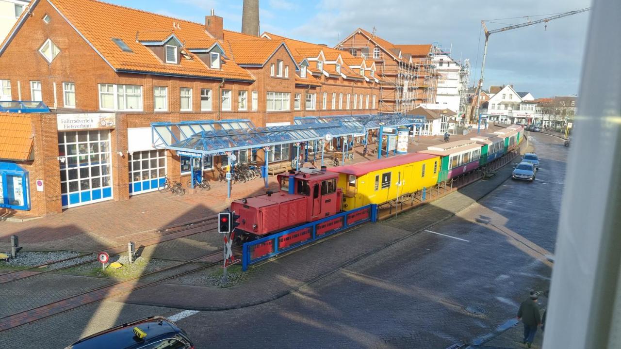 Haus Borkumitte Appartement Hohes Riff Bagian luar foto