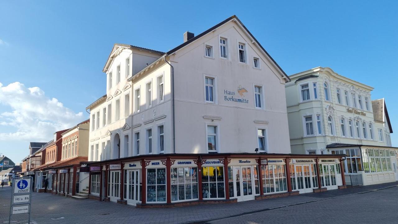Haus Borkumitte Appartement Hohes Riff Bagian luar foto