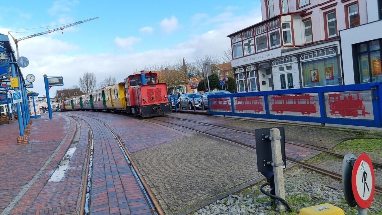 Haus Borkumitte Appartement Hohes Riff Bagian luar foto